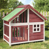 Vidaxl Dog Loft 96x60.5x87 cm PinE Solid Pine -Colored