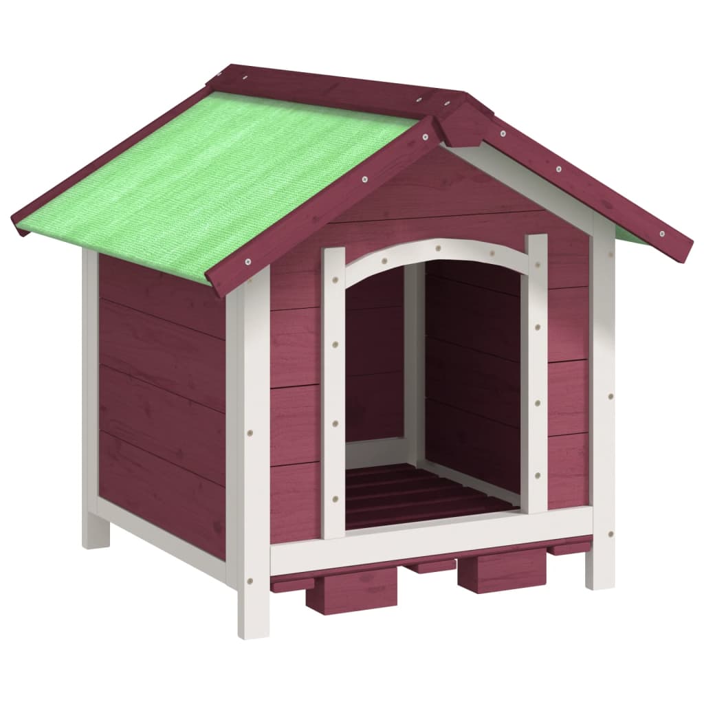 Vidaxl Dog Loft 65x65x61.5 cm Pinino solido.