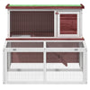 Vidaxl Rabbit Hutch 102x90x84.5 cm Pinino solido.
