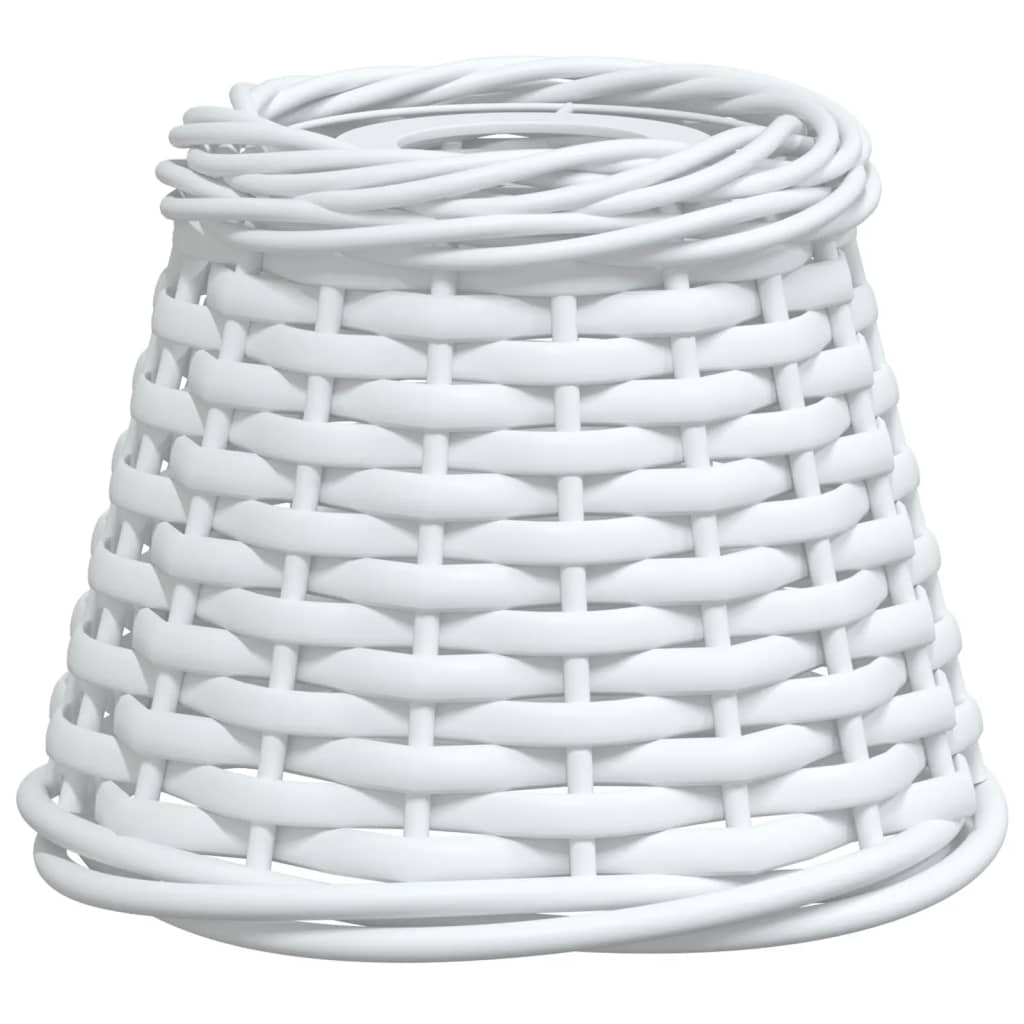 Escala de lámpara de techo de Vidaxl Ø15x12 cm de mimbre blanco