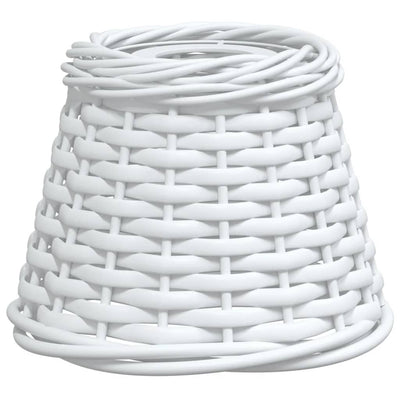 Vidaxl plafondlampenkap ø15x12 cm wicker wit