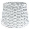 Vidaxl plafondlampenkap ø40x26 cm wicker wit