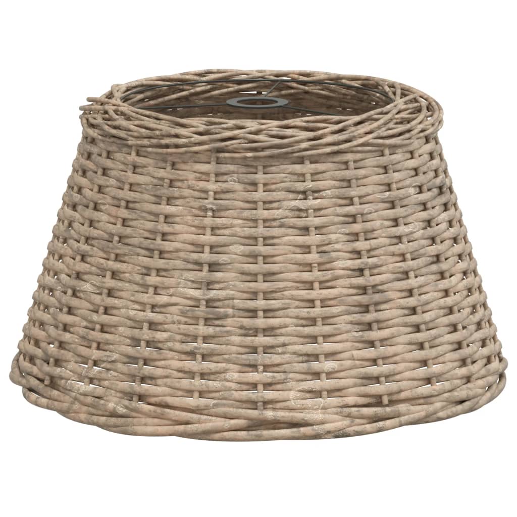 Escala de lámpara de techo de Vidaxl Ø50x30 cm mimbre marrón