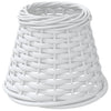 Vidaxl lampenkap ø15x12 cm wicker wit
