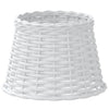 Vidaxl lampenkap ø25x17 cm wicker wit