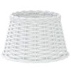 Vidaxl lampenkap ø38x23 cm wicker wit
