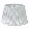 Vidaxl lampenkap ø45x28 cm wicker wit