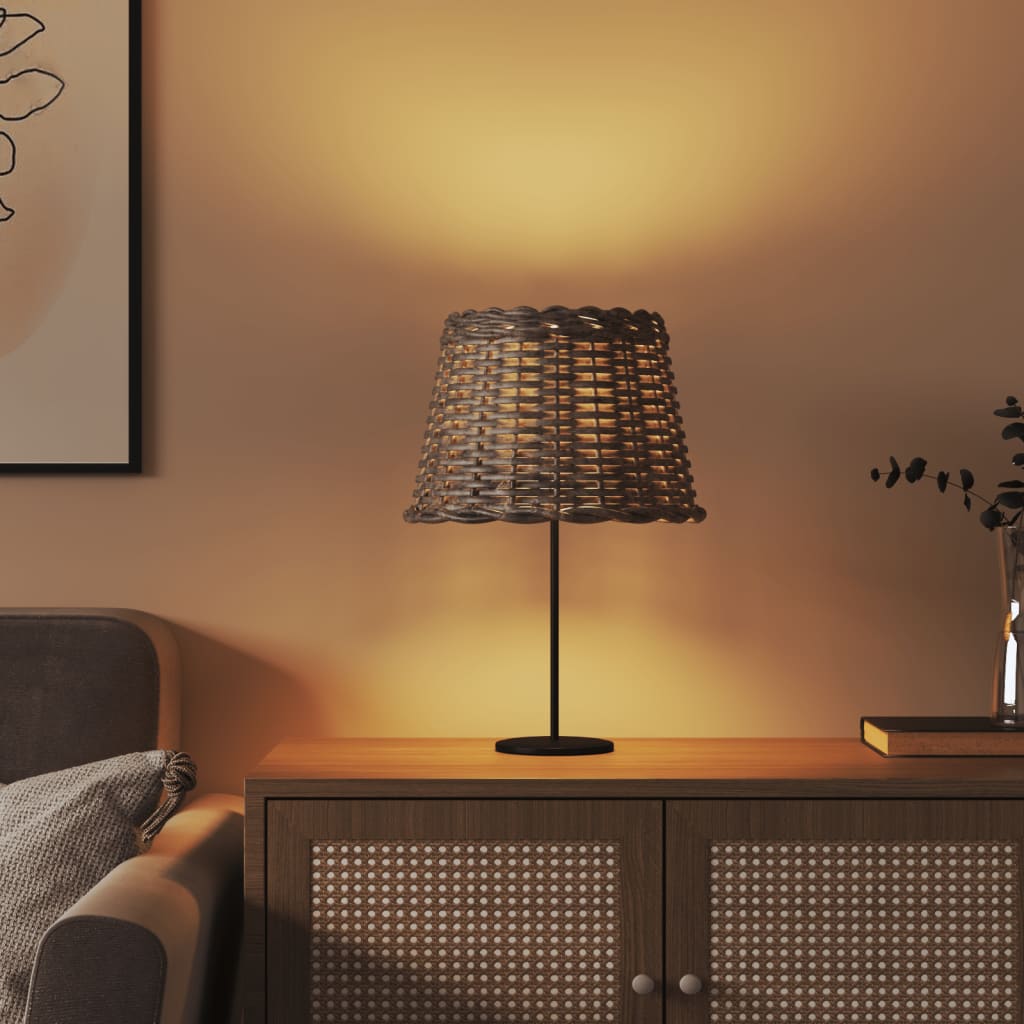 VIDAXL paralume Ø30x20 cm wicker marrone