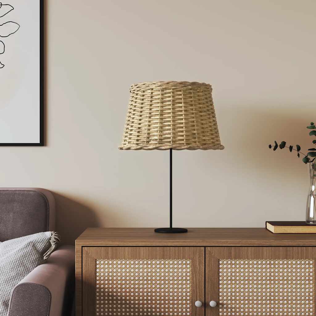 VIDAXL paralume Ø45x28 cm wicker marrone