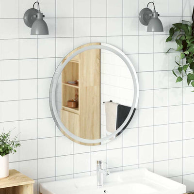 Vidaxl Bathom Mirror lideró alrededor de 70 cm