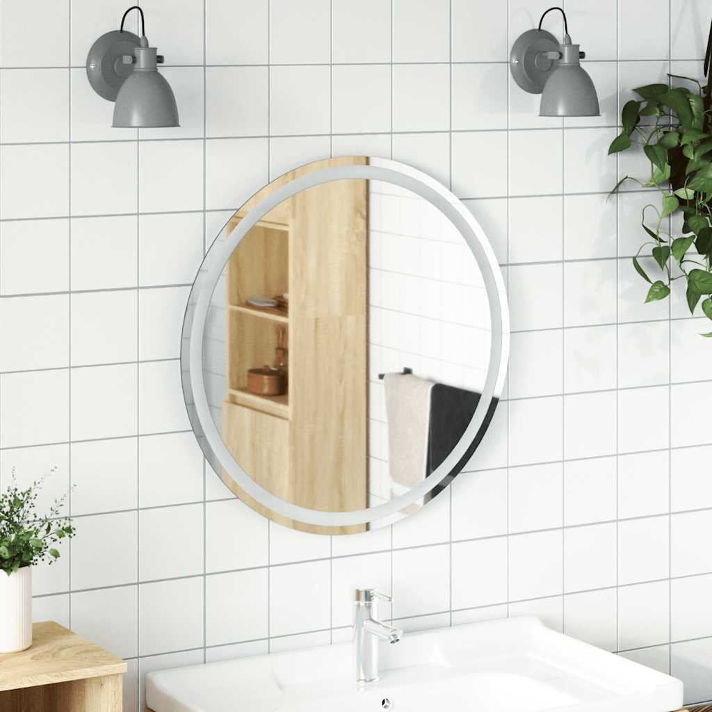 Vidaxl Bathom Mirror lideró alrededor de 70 cm