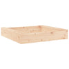 Vidaxl Sandbox con panchine Pinna solida quadrata