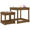 Vidaxl Sand Tables 2 pezzi Miele di pino solido Brown