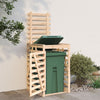 Almacenamiento de contenedores de Vidaxl 84x90x128.5 cm de pino sólido