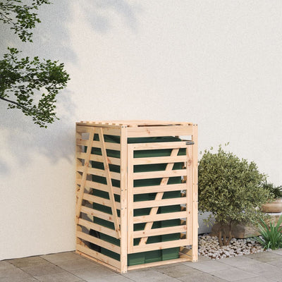 Archiviazione del contenitore Vidaxl 84x90x128.5 cm Pino solido
