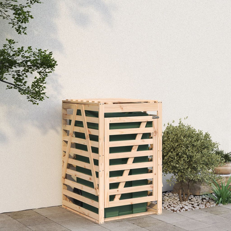 Almacenamiento de contenedores de Vidaxl 84x90x128.5 cm de pino sólido