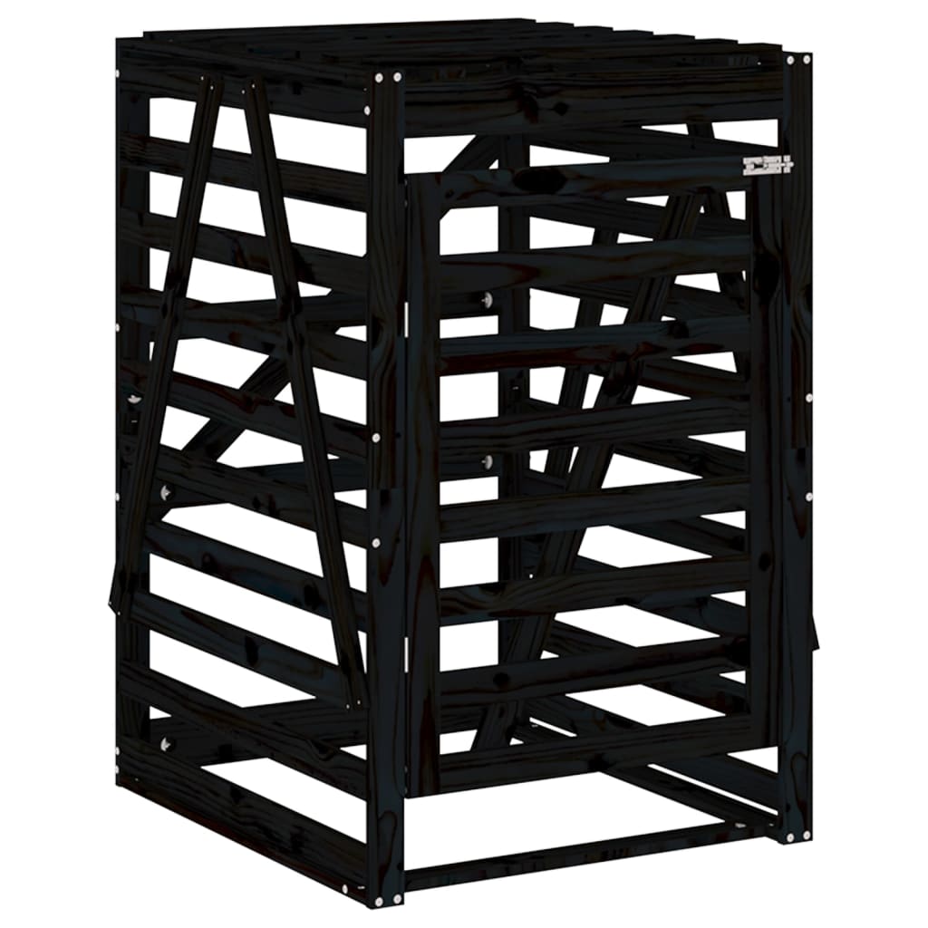 Archiviazione del contenitore Vidaxl 84x90x128.5 cm pino di pino solido