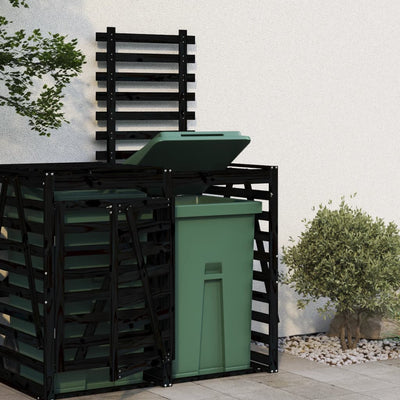VIDAXL Contenitore di stoccaggio ESTENSIONE PINE SOLID BLACO