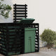 VIDAXL Contenitore di stoccaggio ESTENSIONE PINE SOLID BLACO