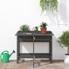 Plantilla Vidaxl con mesa plegable Pino Solid Gray