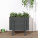 Vidaxl Planning Box 62x50x57 cm Solid Pine Gray