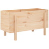Vidaxx jardinera elevada 101x50x57 cm madera maciza de pino
