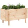 Vidaxx jardinera elevada 101x50x57 cm madera maciza de pino