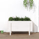 VidaXL Planter raised 101x50x57 cm Solid pine white