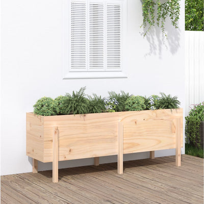 Vidaxl fioriera allevata 160x50x57 cm pino solido