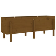 VidaXL Planter raised 160x50x57 cm Solid pine honey brown - afbeelding 2