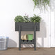 Vidaxl Planning Box 62x30x69 cm Solid Pine Gray