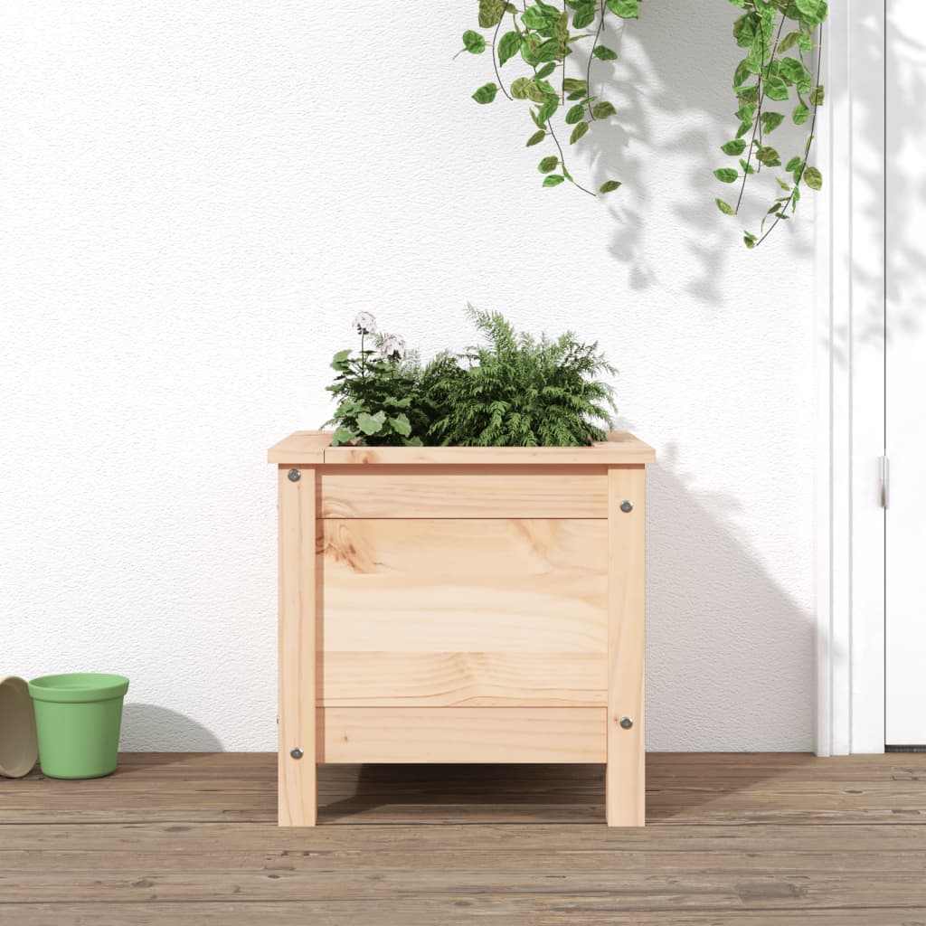 Vidaxl Planning Box 40x40x39 cm de pino sólido