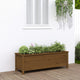 Vidaxl Planter raised 119.5x40x39 cm solid pine honey brown