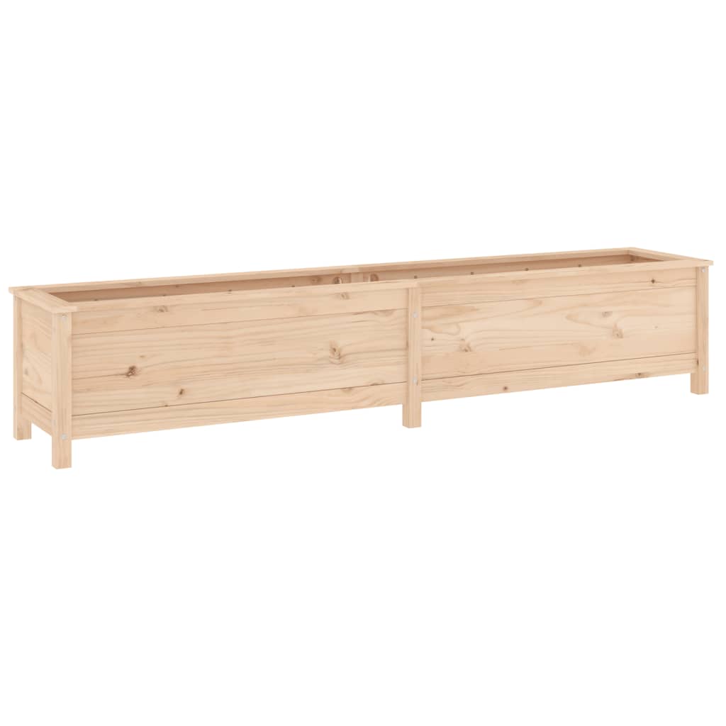 Jardinera vidaxx elevada 199,5x40x39 cm madera maciza de pino