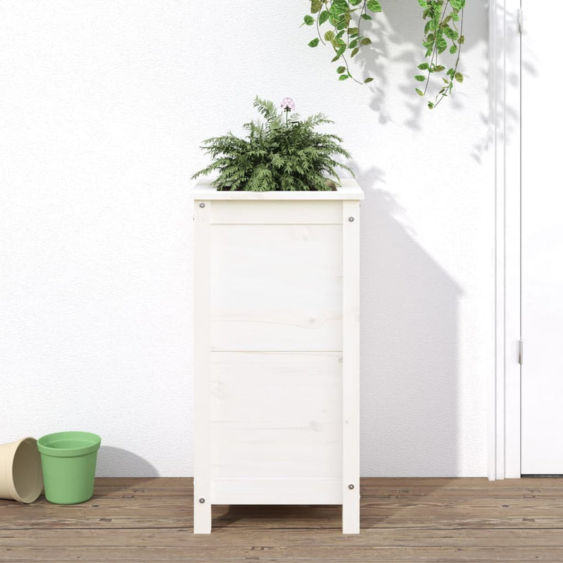 Vidaxl Planning Box 40x40x78 cm de pino sólido