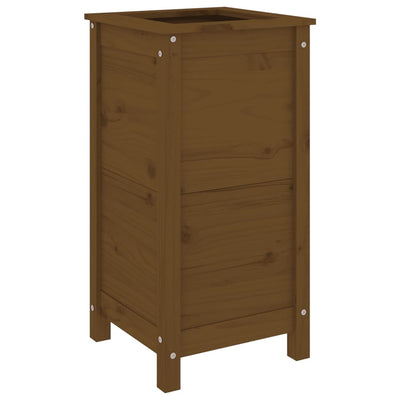 Casella di pianificazione Vidaxl 40x40x78 cm Miele di pino solido