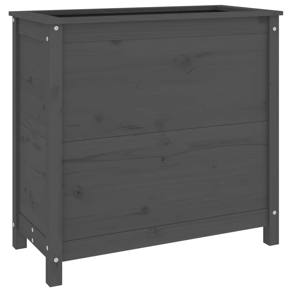 Vidaxl Planning Box 82.5x40x78 cm Solid Pine Gray