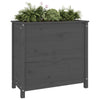 Vidaxl Planning Box 82.5x40x78 cm Solid Pine Gray