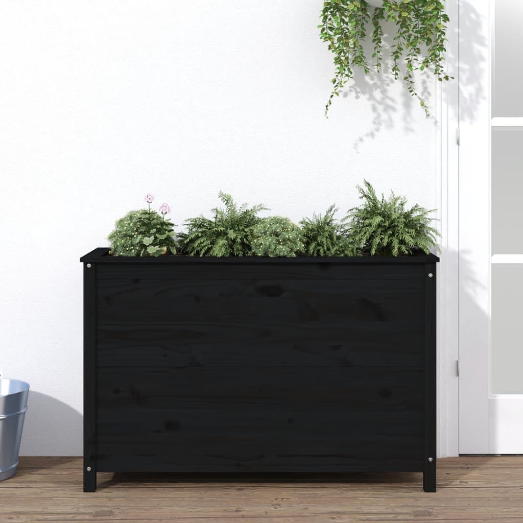 Vidaxl Planter recaudó 119.5x40x78 cm de pino sólido
