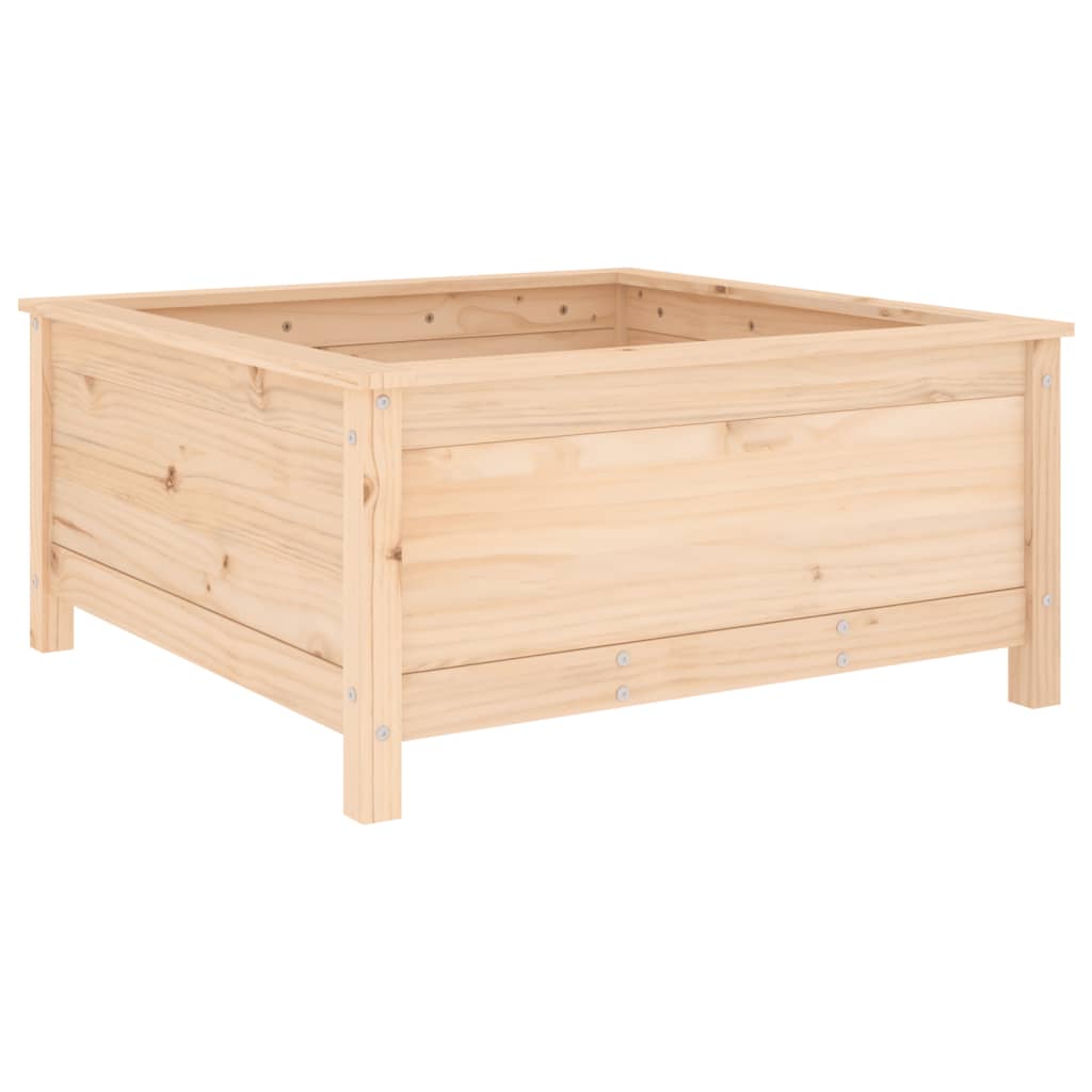 Vidaxl Planning Box 82.5x82.5x39 cm de pino sólido