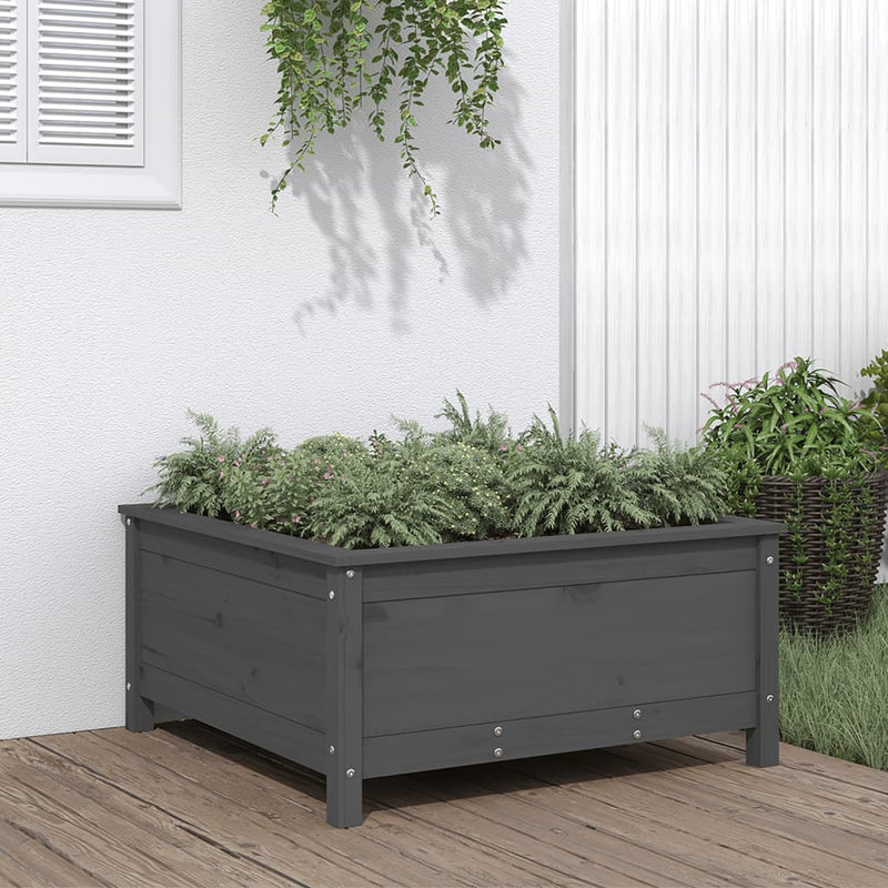 Casella di pianificazione Vidaxl 82.5x82.5x39 cm Pinna solido