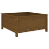 Casella di pianificazione Vidaxl 82.5x82.5x39 cm Miele di pino solido marrone
