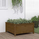 Vidaxl Planning Box 82.5x82.5x39 cm de pino sólido marrón marrón