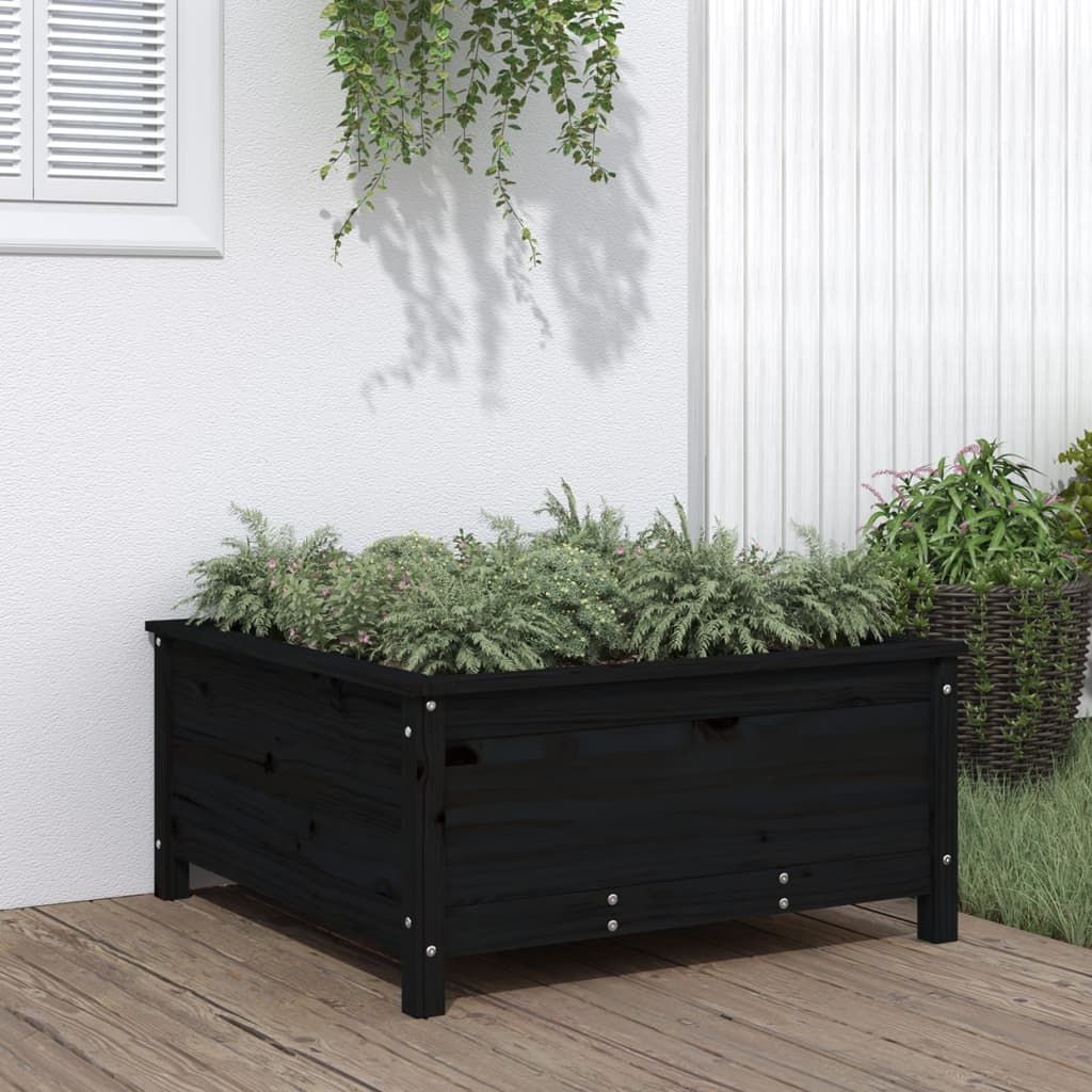 Vidaxl Planning Box 82.5x82.5x39 cm de pino sólido
