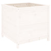 Casella di pianificazione Vidaxl 82.5x82.5x78 cm Pino solido bianco