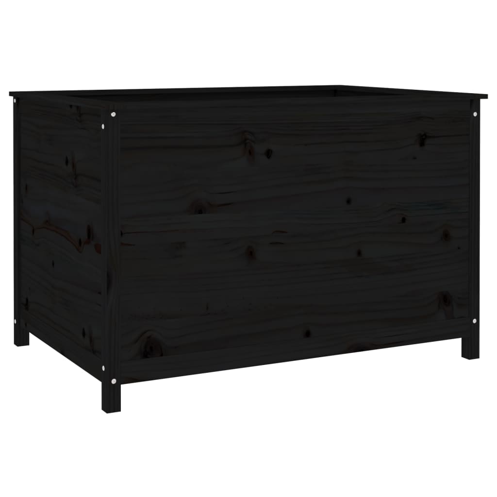 Vidaxl Planter elevó 119.5x82.5x78 cm de madera de pino sólido