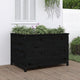 Vidaxl Planter elevó 119.5x82.5x78 cm de madera de pino sólido