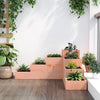 Vidaxl plantenbak 4-laags 80,5x79x36 cm massief douglashout