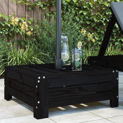 Vidaxl Parasol Polpe Solid Pine Black