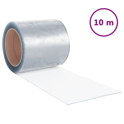 Vidaxl Deurboordijn 200x1.6 mm 10 m PVC trasparente